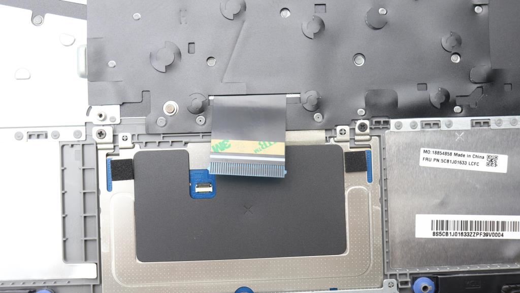 Lenovo IdeaPad 1 14IAU7 Palmrest Cover Touchpad Keyboard Nordic 5CB1J01633
