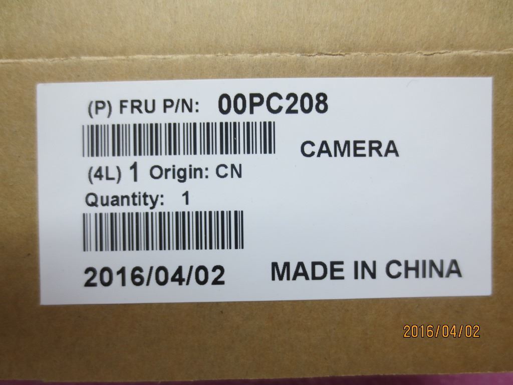 Lenovo ThinkCentre M800z M700z Webcam Web Cam Camera Cam HD 720p 00PC208