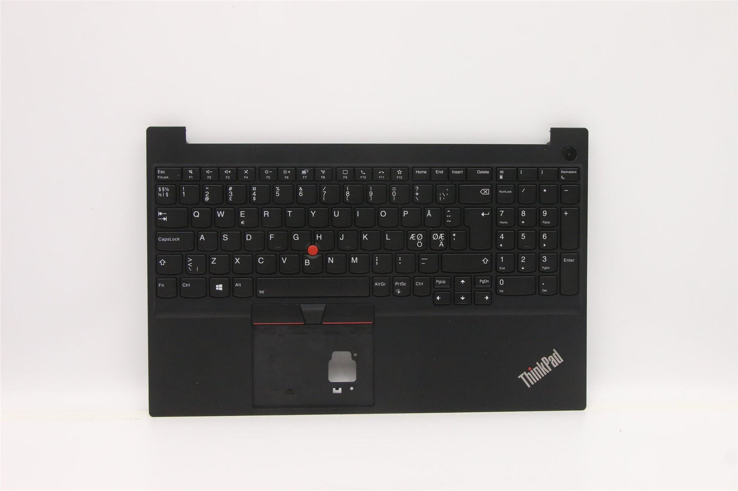 Lenovo ThinkPad E15 Gen 2 Keyboard Palmrest Top Cover Nordic Black 5M11A36125