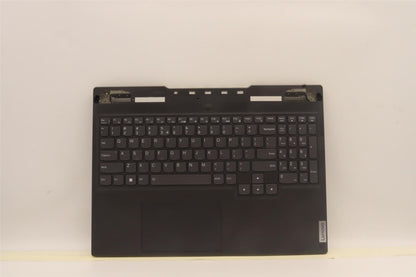 Lenovo S7 16IAH7 Palmrest Cover Touchpad Keyboard US Euro Onyx Grey 5CB1J04350