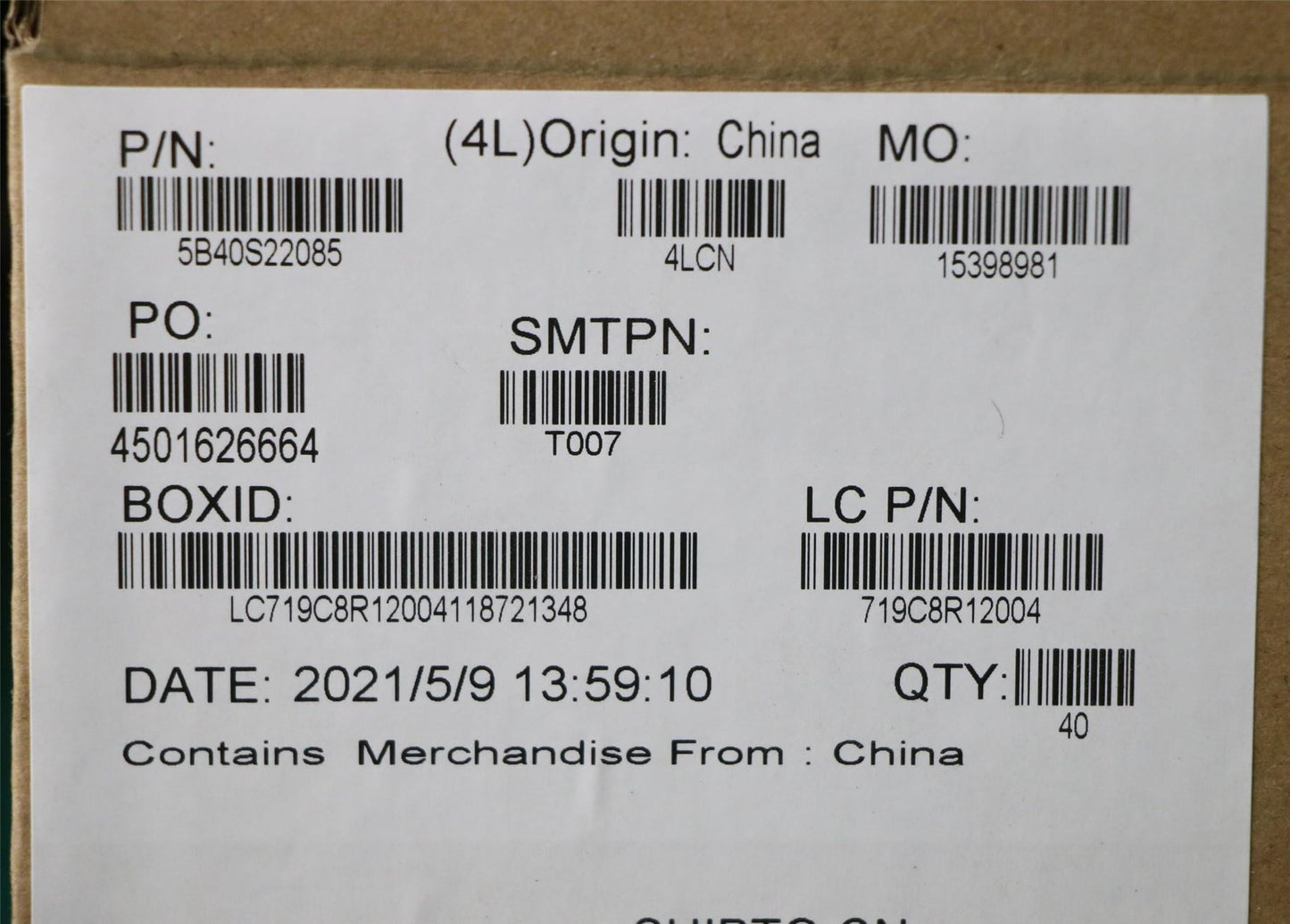 Lenovo DC-IN BRACKET L 82K8 5B40S22085
