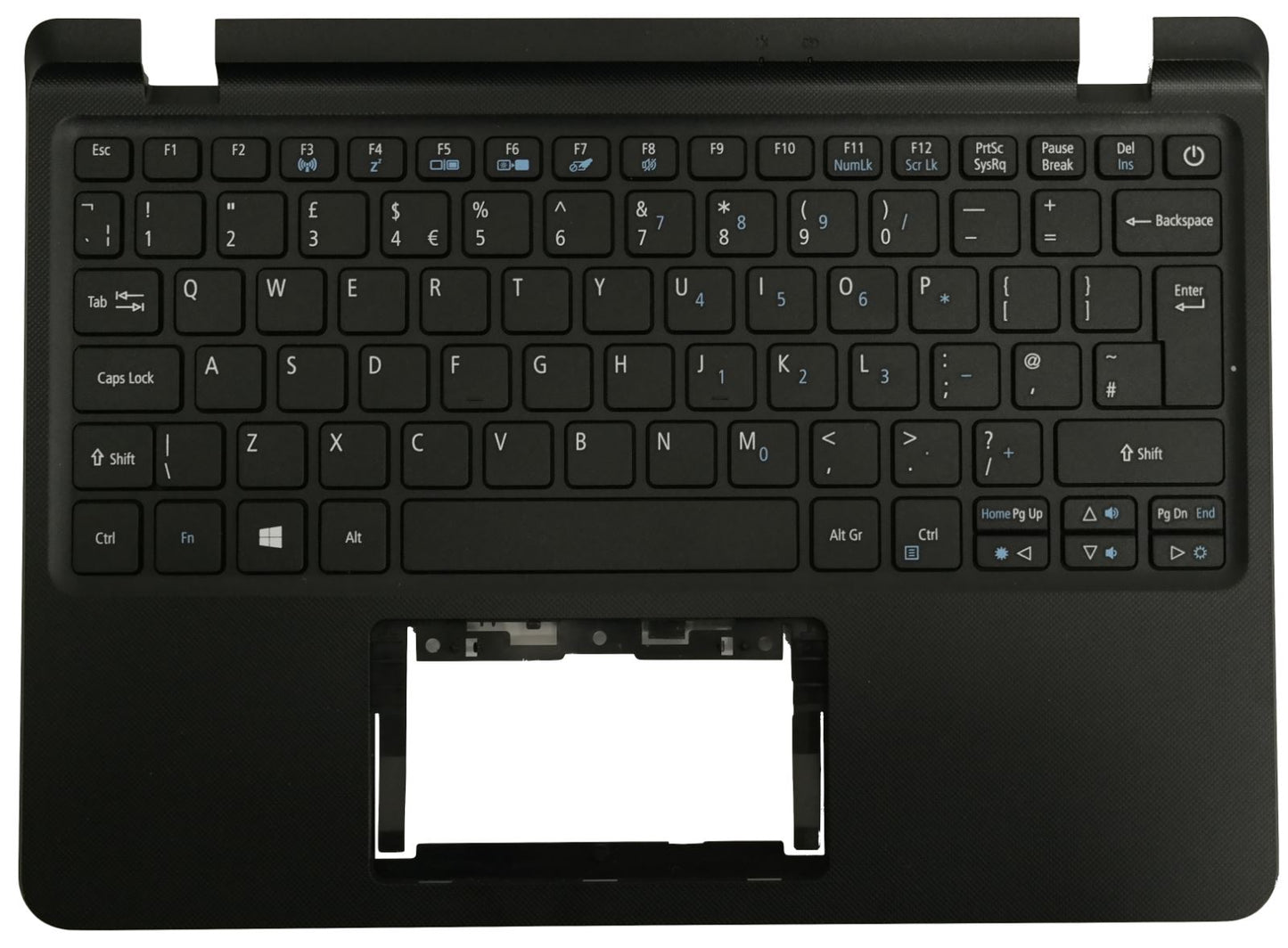 Acer Aspire ES1-132 Palmrest Cover Keyboard UK Black 6B.GG2N7.029