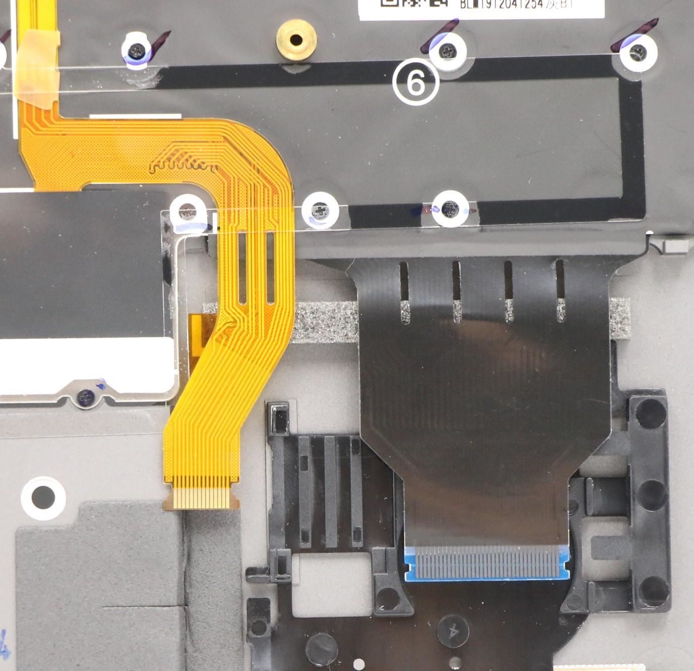 Lenovo Yoga X1 4. Tastatur Handballenauflage Obere Abdeckung Schwedisch Finnisch Grau 5M10V24938