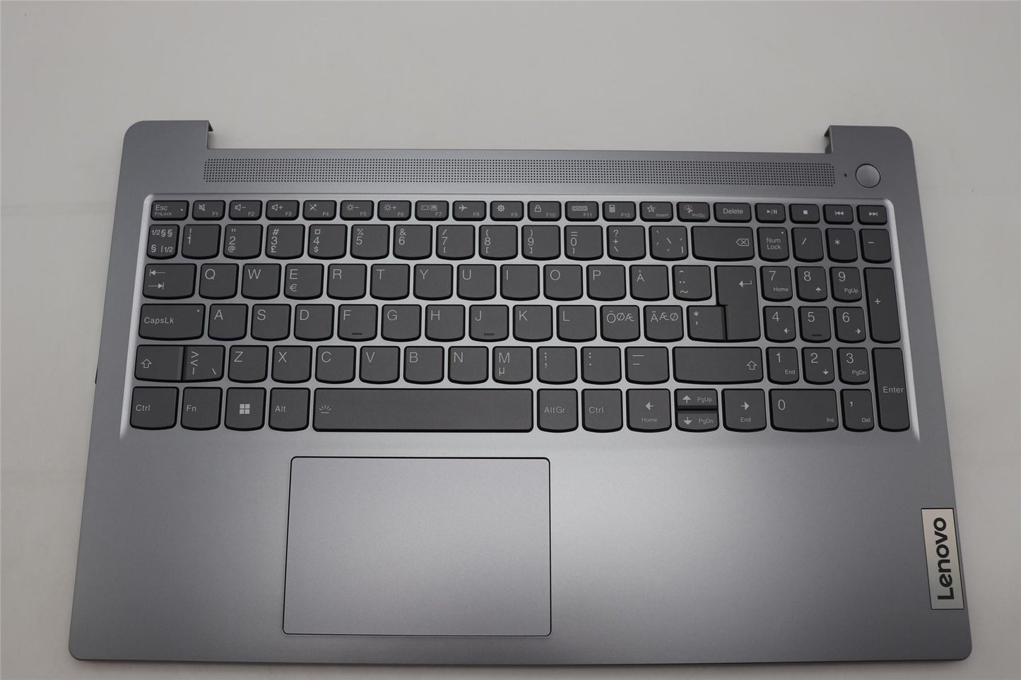 Lenovo IdeaPad 3 15IAN8 Palmrest Cover Touchpad Keyboard Nordic 5CB1K94961