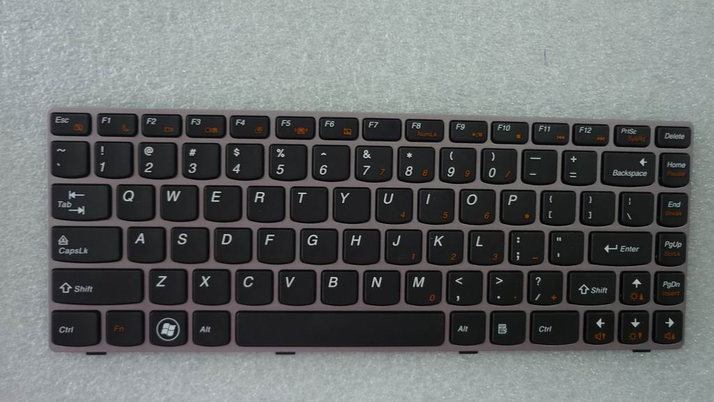 Lenovo JME T2TQ 84KEY METALLICF KBD US English Keyboard 25011850