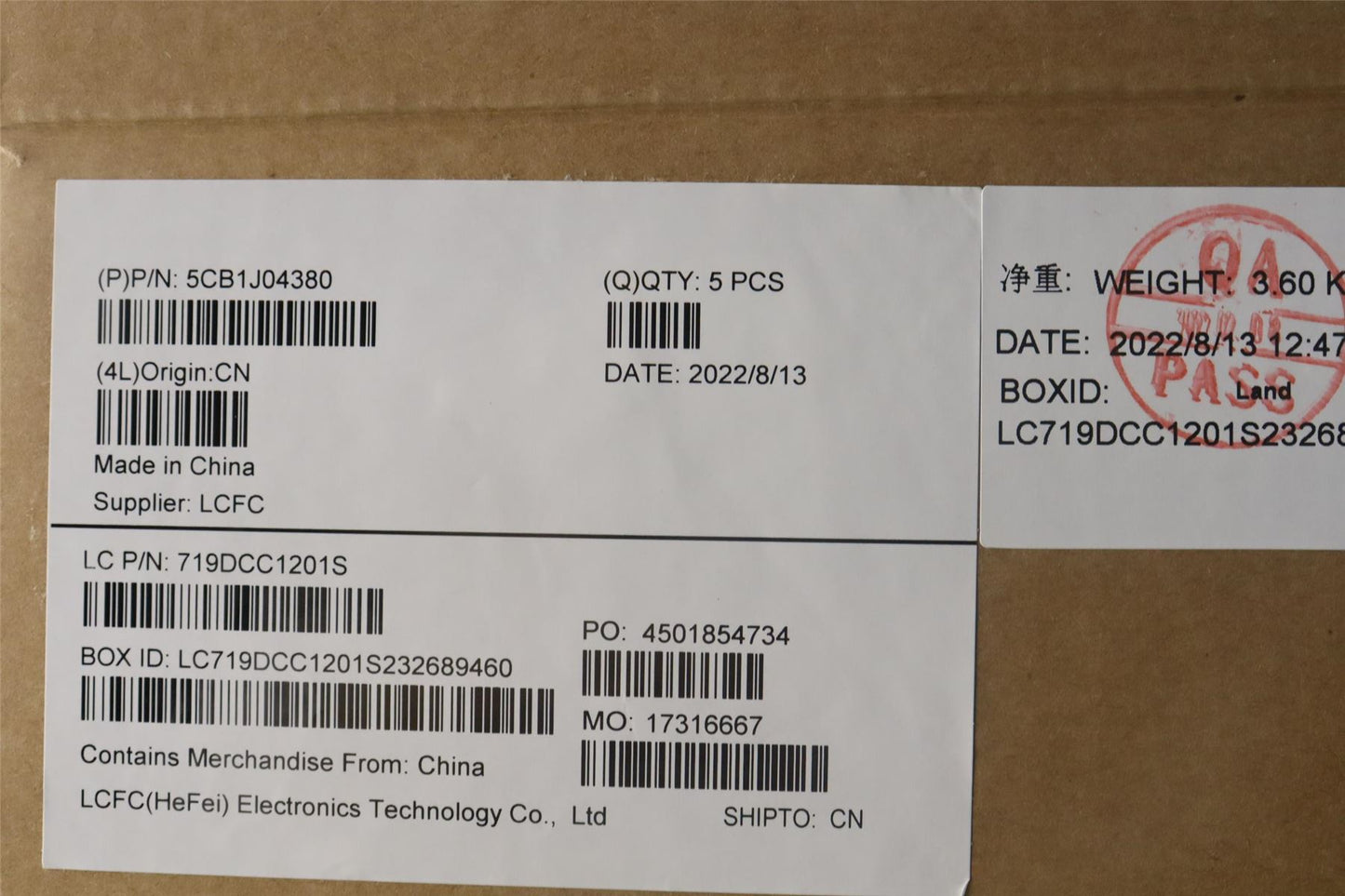 Lenovo S7 16IAH7 Palmrest Cover Touchpad Keyboard Czech Slovakian 5CB1J04380