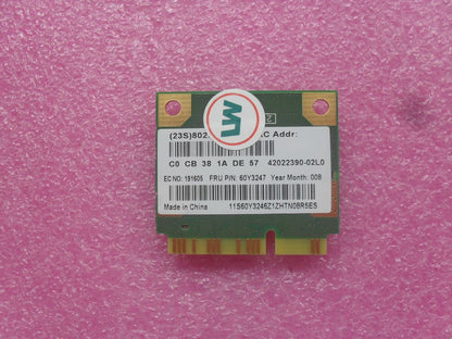 Lenovo Wireless, FXN, 8188CE HMC WiFi WLAN Foxconn Board 60Y3247