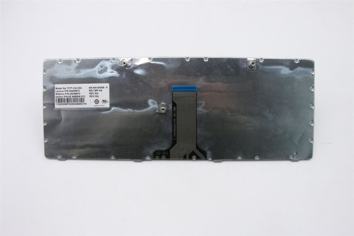 Lenovo DFT2T7 CZH-SLK85Keygrey KBD Win8 Czech Keyboard 25209870