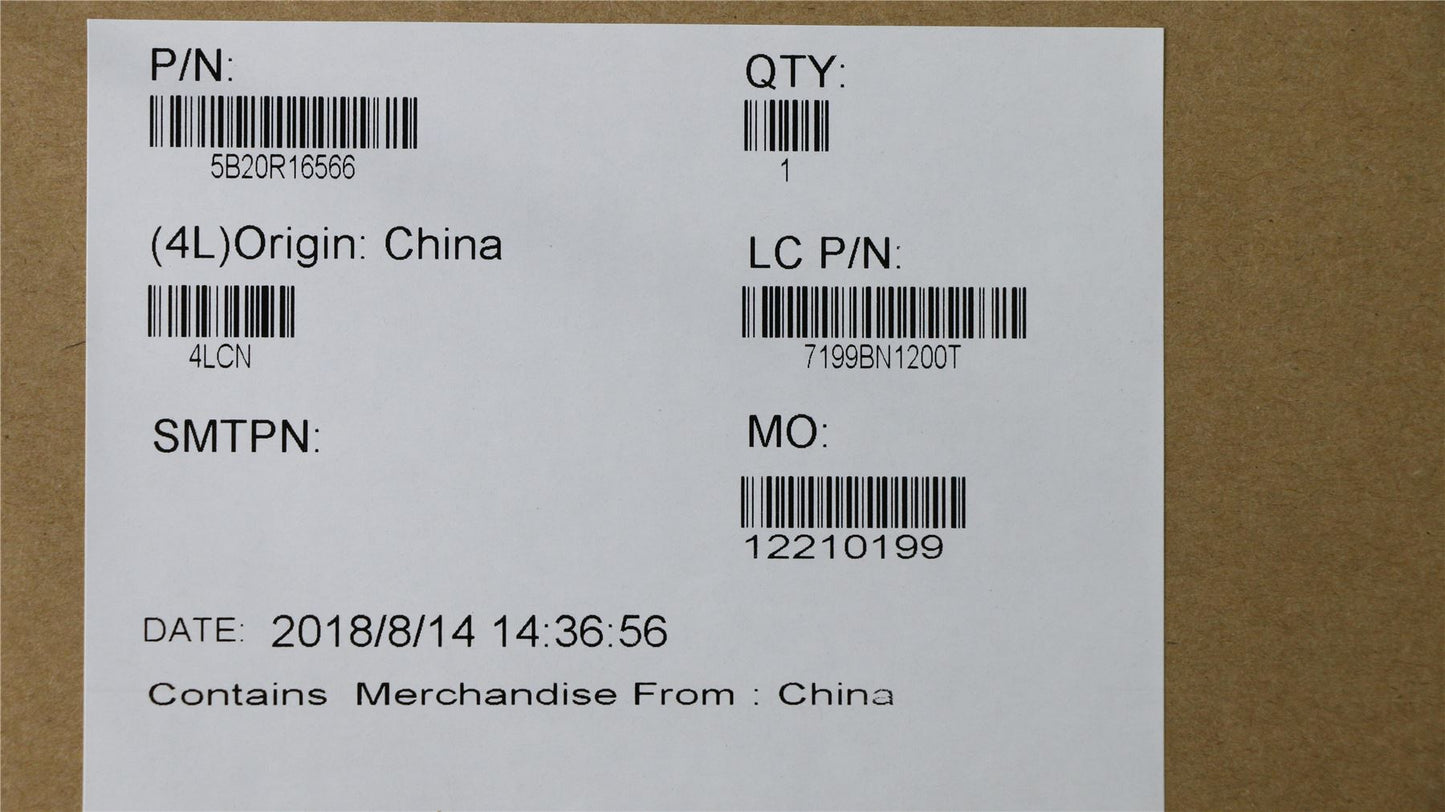 Lenovo 5B20R16566 MBL81DC I57200U UMA D4G WIN