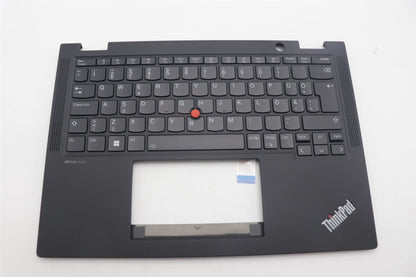 Lenovo ThinkPad X13 Gen 4 Keyboard Palmrest Top Cover Estonian Black 5M11L64103