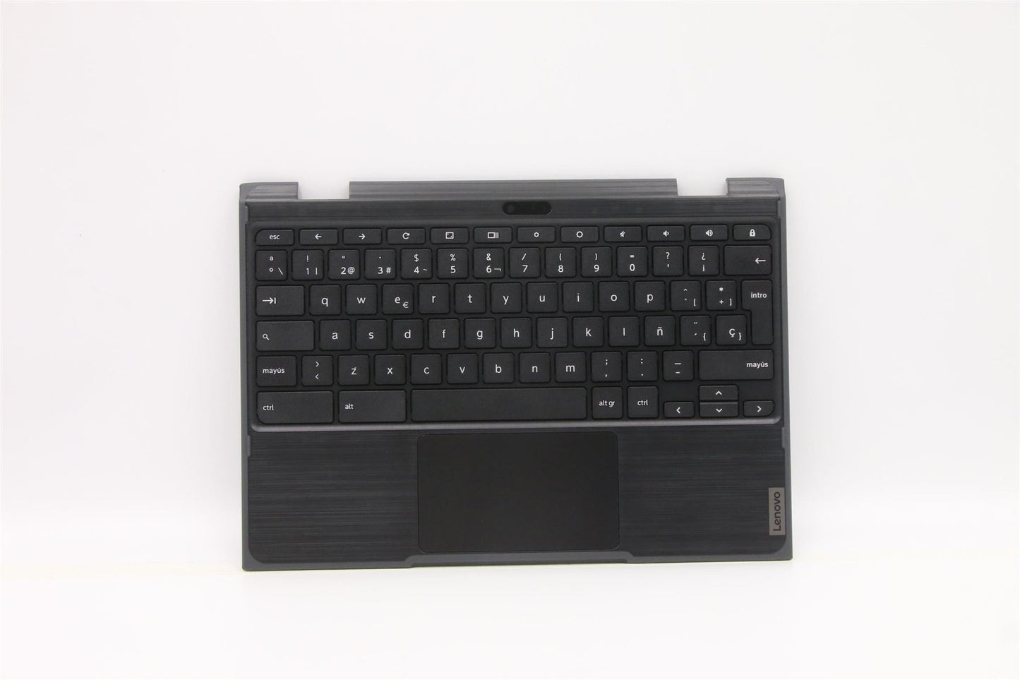 Lenovo 300e 2nd Gen Palmrest Cover Touchpad Keyboard Spanish Black 5CB1E21634