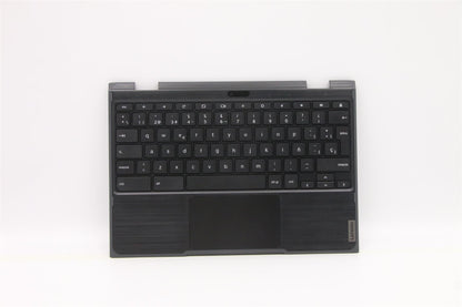 Lenovo 300e 2nd Gen Palmrest Cover Touchpad Keyboard Spanish Black 5CB1E21634