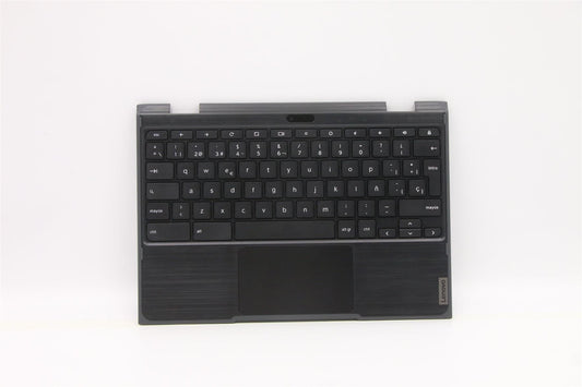 Lenovo 300e 2nd Gen Palmrest Cover Touchpad Keyboard Spanish Black 5CB1E21634