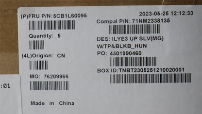 Lenovo Slim 5 16IRH8 5 16APH8 Palmrest Cover Touchpad Keyboard Grey 5CB1L60095