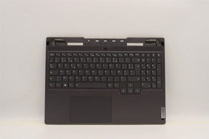 Lenovo S7 16IAH7 Palmrest Cover Touchpad Keyboard French Slate Grey 5CB1J04385