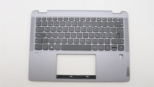 Lenovo IdeaPad 5 14ABR8 Keyboard Palmrest Top Cover Swiss Artic Grey 5CB1K20839