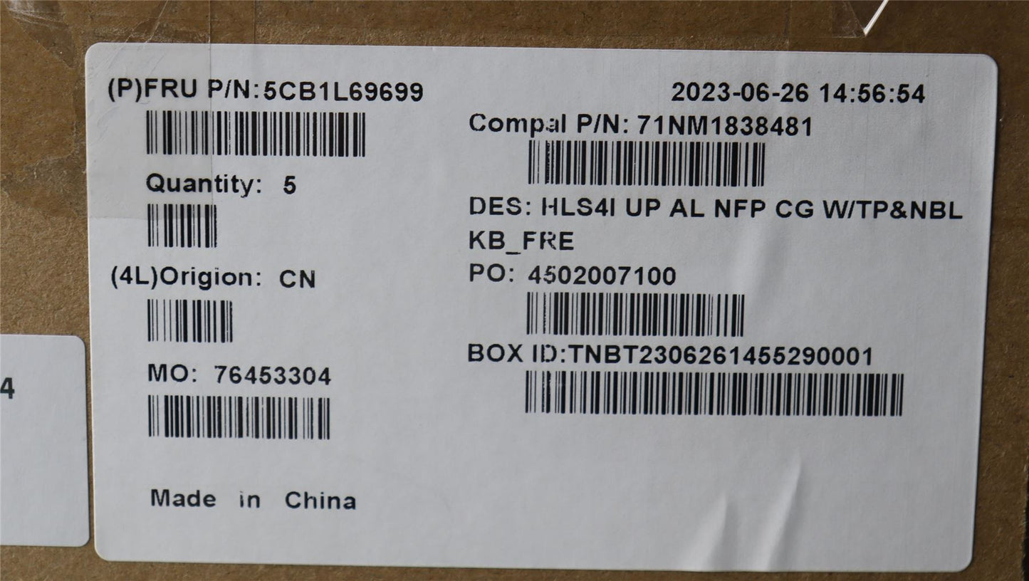 Lenovo IdeaPad 5 14ABR8 5 14IAH8 Palmrest Cover Touchpad Keyboard 5CB1L69699