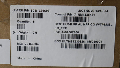 Lenovo IdeaPad 5 14ABR8 5 14IAH8 Palmrest Cover Touchpad Keyboard 5CB1L69699