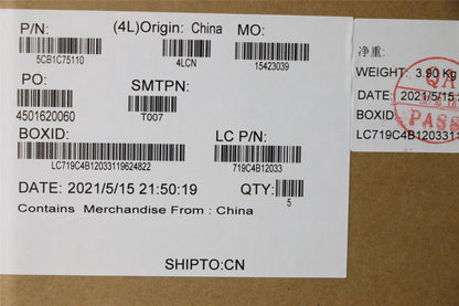Lenovo Upper Case ASM_SWS L82KV NFPA/BUMA 5CB1C75110