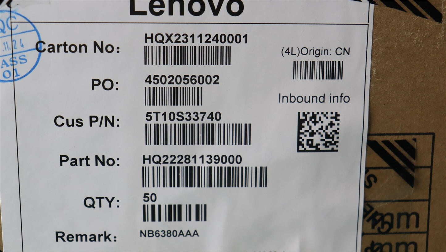 Lenovo TAPE TAPE H83CV WLAN Mylar 5T10S33740