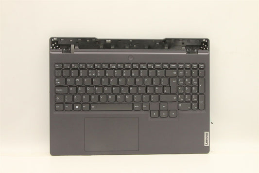 Lenovo 5 15IAH7H Palmrest Cover Touchpad Keyboard UK Storm Grey 5CB1F39094