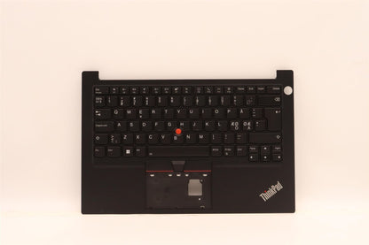 Lenovo ThinkPad E14 Gen 4 s Keyboard Palmrest Top Cover Nordic Black 5M11H59073
