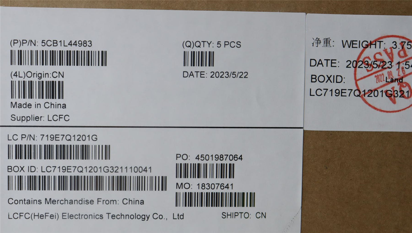 Lenovo Pro Pro 5 16IRH8 Keyboard Palmrest Top Cover UK Silver 5CB1L44983