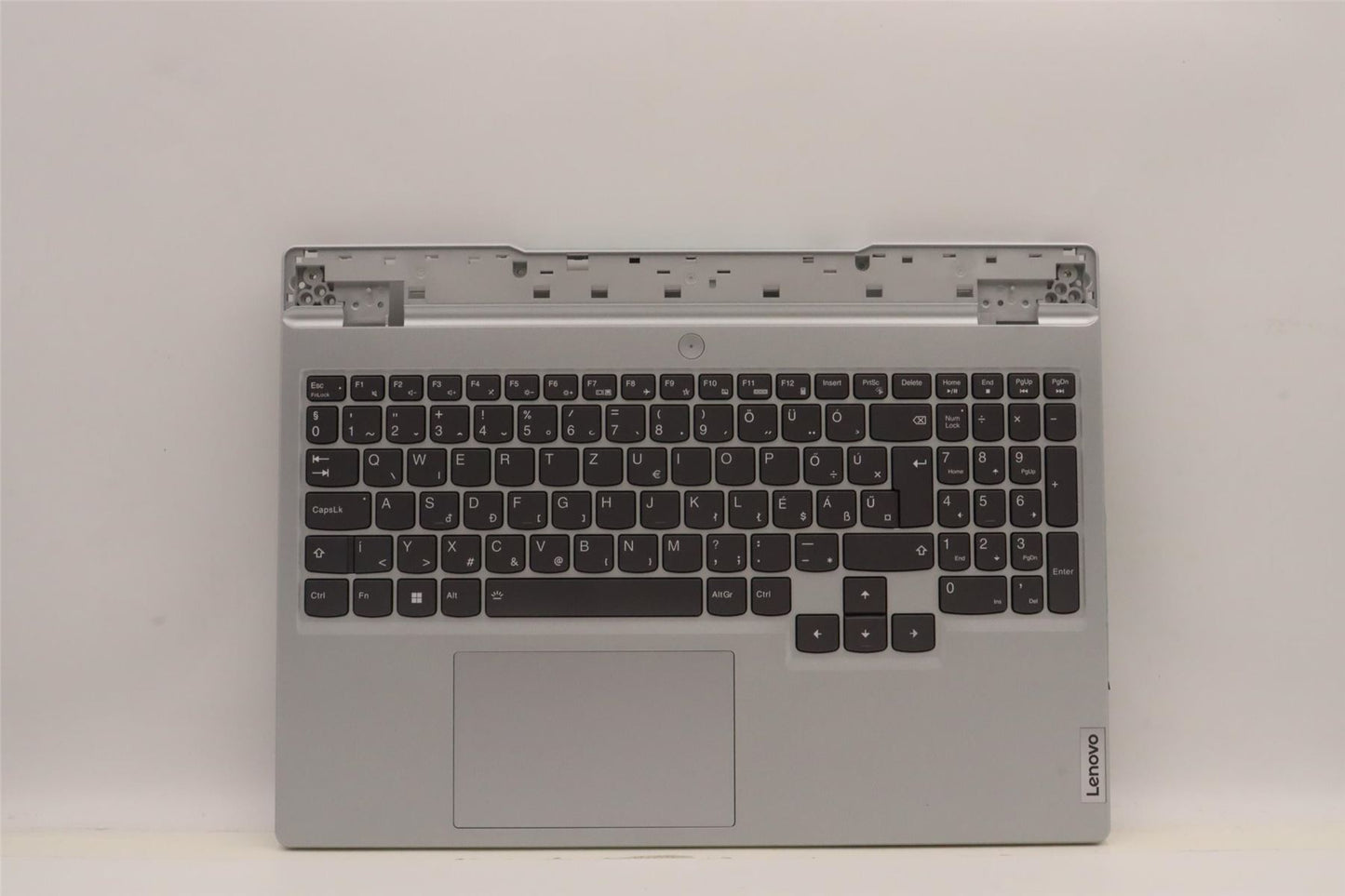 Lenovo 5 15IAH7 Palmrest Cover Touchpad Keyboard Hungarian Cloud Grey 5CB1H22867
