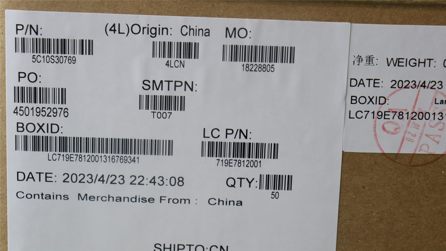 Lenovo Cable L 83BU EDP MINI LUX 5C10S30768