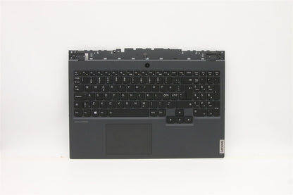 Lenovo Legion 5-15IMH6 Tastatur-Handballenauflage, obere Abdeckung, norwegisches Schwarz, 5CB1D12479