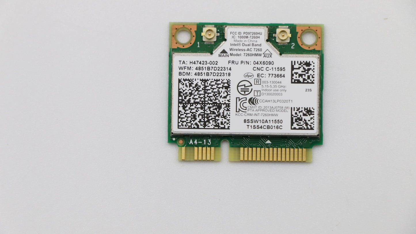 Lenovo Wireless,CMB,IN,WP2acHMCROM Board 04X6090