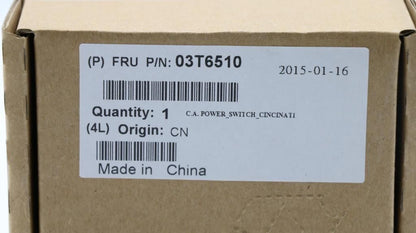 Lenovo FRU,Cable POWER SWITCH Taiyu 03T6510