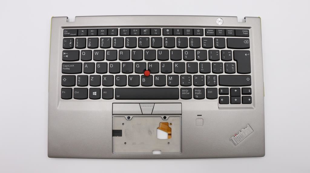 Lenovo Carbon X1 6ème clavier Palmrest Top Cover Français Canadien Argent 01YR685