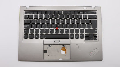 Lenovo Carbon X1 6ème clavier Palmrest Top Cover Français Canadien Argent 01YR685