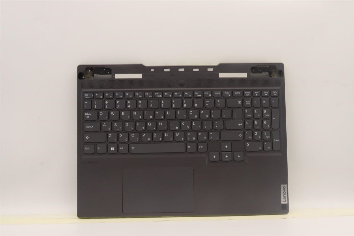 Lenovo S7 16IAH7 Palmrest Cover Touchpad Keyboard Hebrew Storm Grey 5CB1J04389