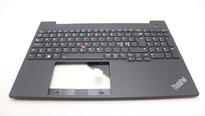 Lenovo ThinkPad E16 Gen 1 Keyboard Palmrest Top Cover Nordic Black 5M11L65299