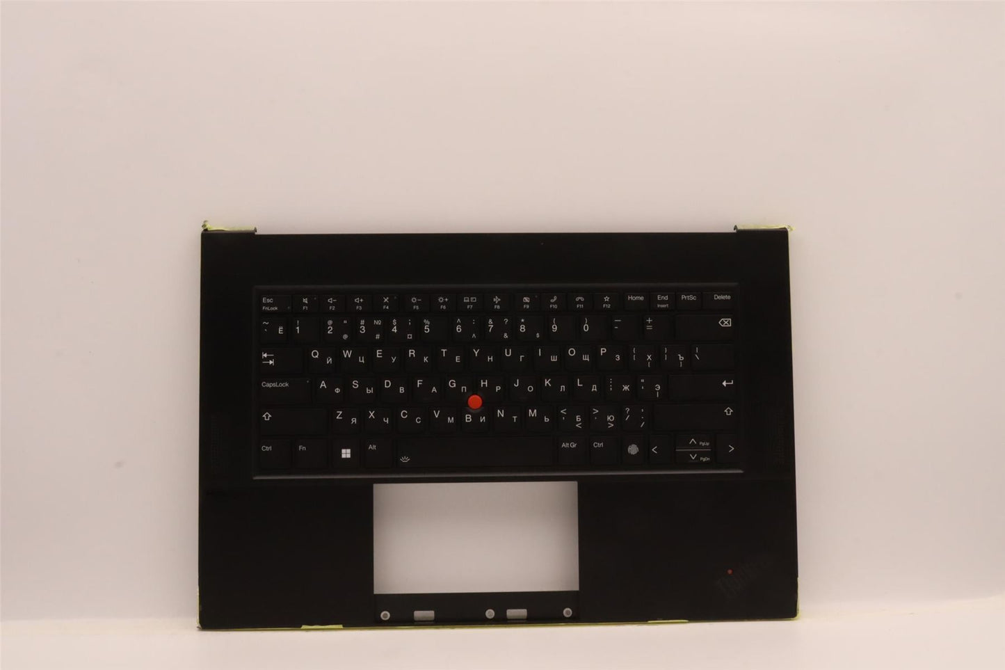 Lenovo ThinkPad Z16 Gen 1 Keyboard Palmrest Top Cover Russian Black 5M11J13407