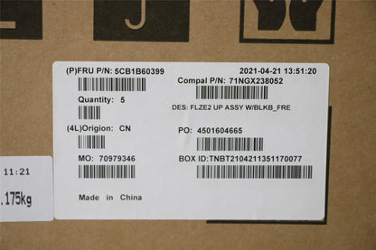 Lenovo Upper Case ASM_FRA C 81XE BLKB 5CB1B60399