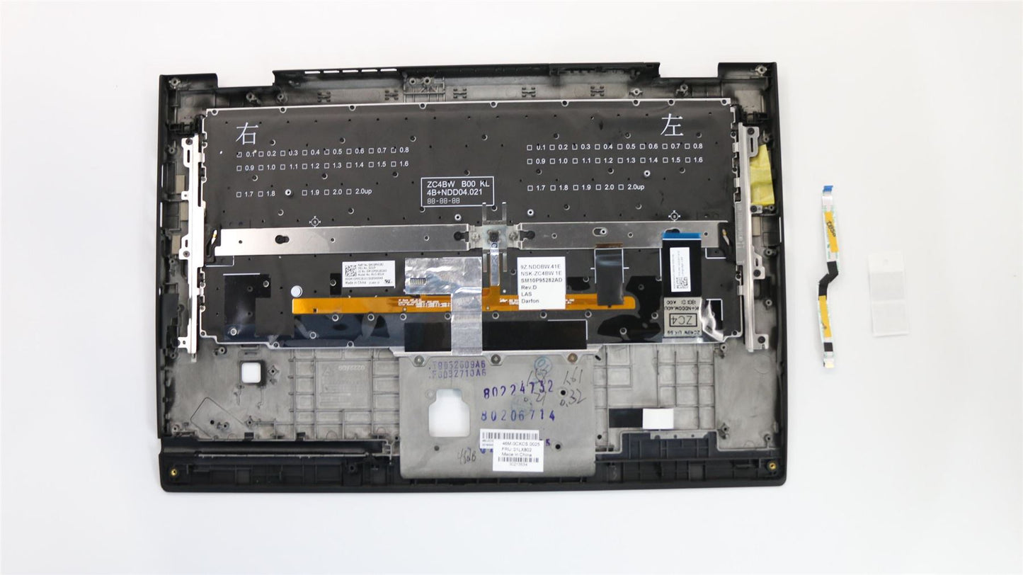 Lenovo MECH_ASM Ccover,BK,KBD LAS,CBL,DFN-FUYU 01LX802