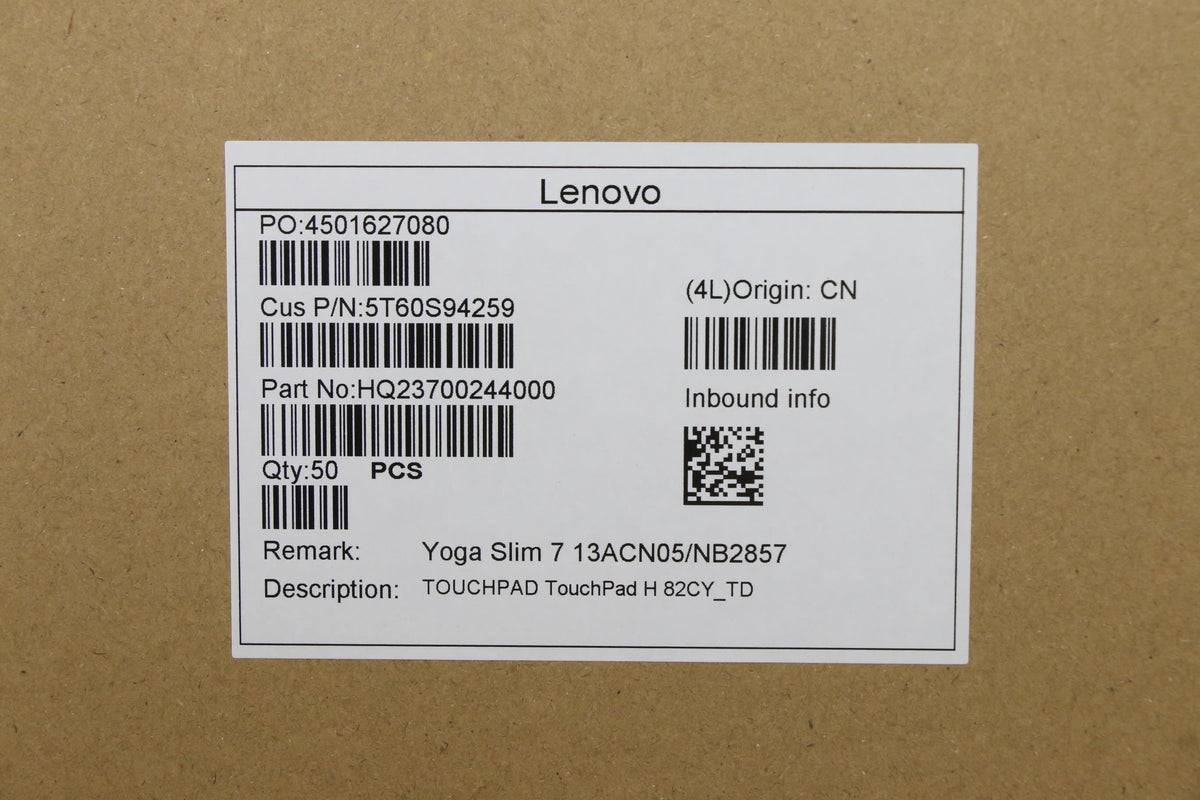 Lenovo H 82CY_TD Touchpad Board 5T60S94259