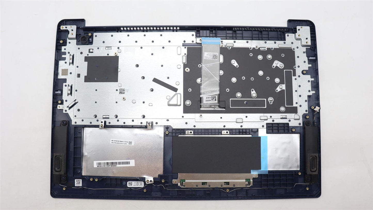 Lenovo IdeaPad 3 17ALC6 Palmrest Cover Touchpad Keyboard Abyss Blue 5CB1C75117