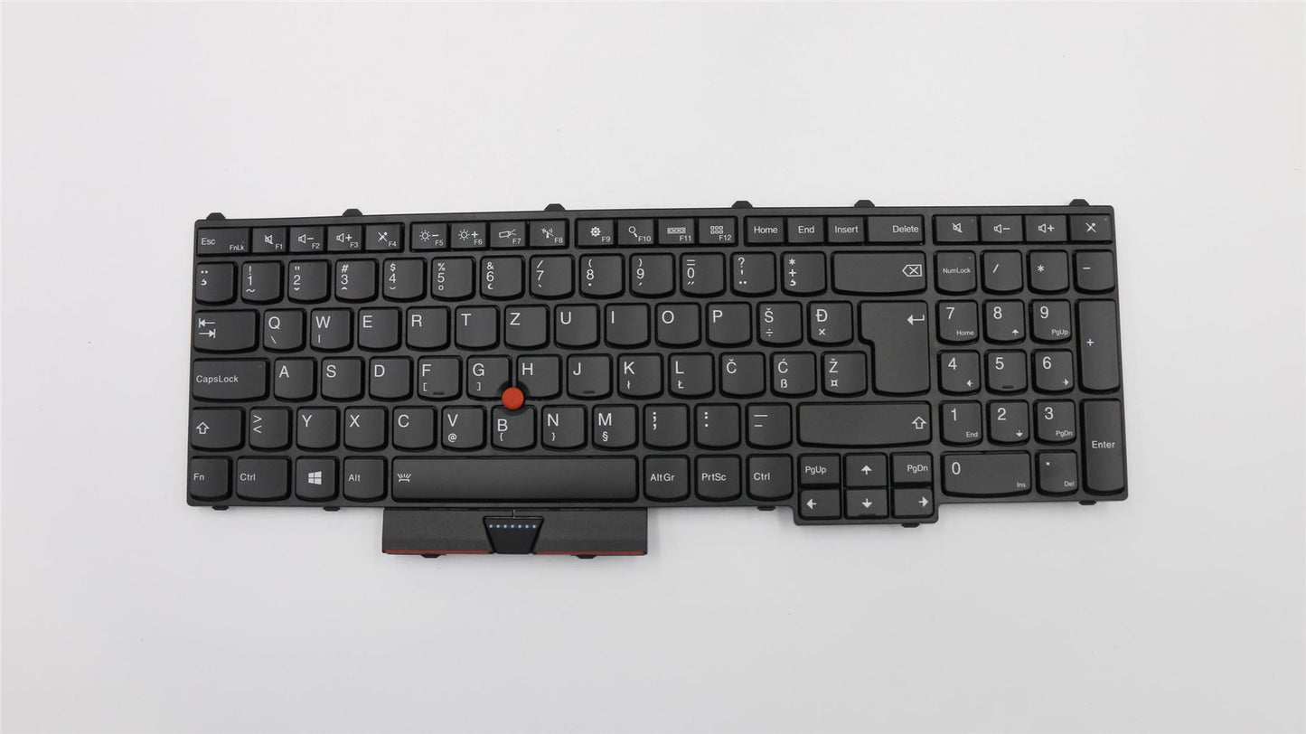 Lenovo ThinkPad P50 P70 Keyboard Slovenian Black Backlit 00PA313