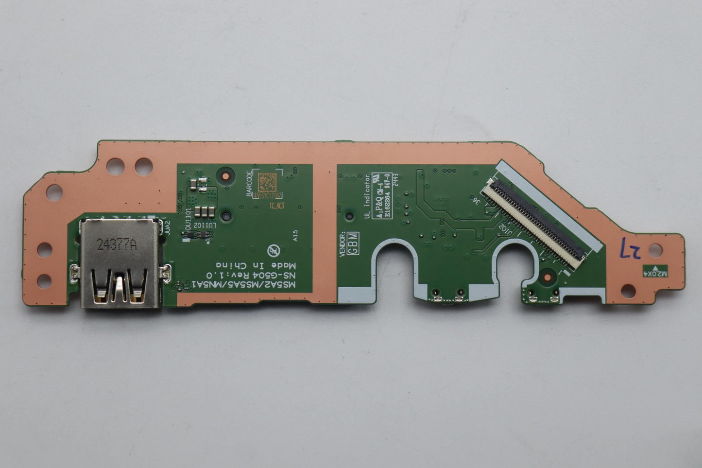 Lenovo CARDPOP L 83K7 I/O Board 5C50S25765
