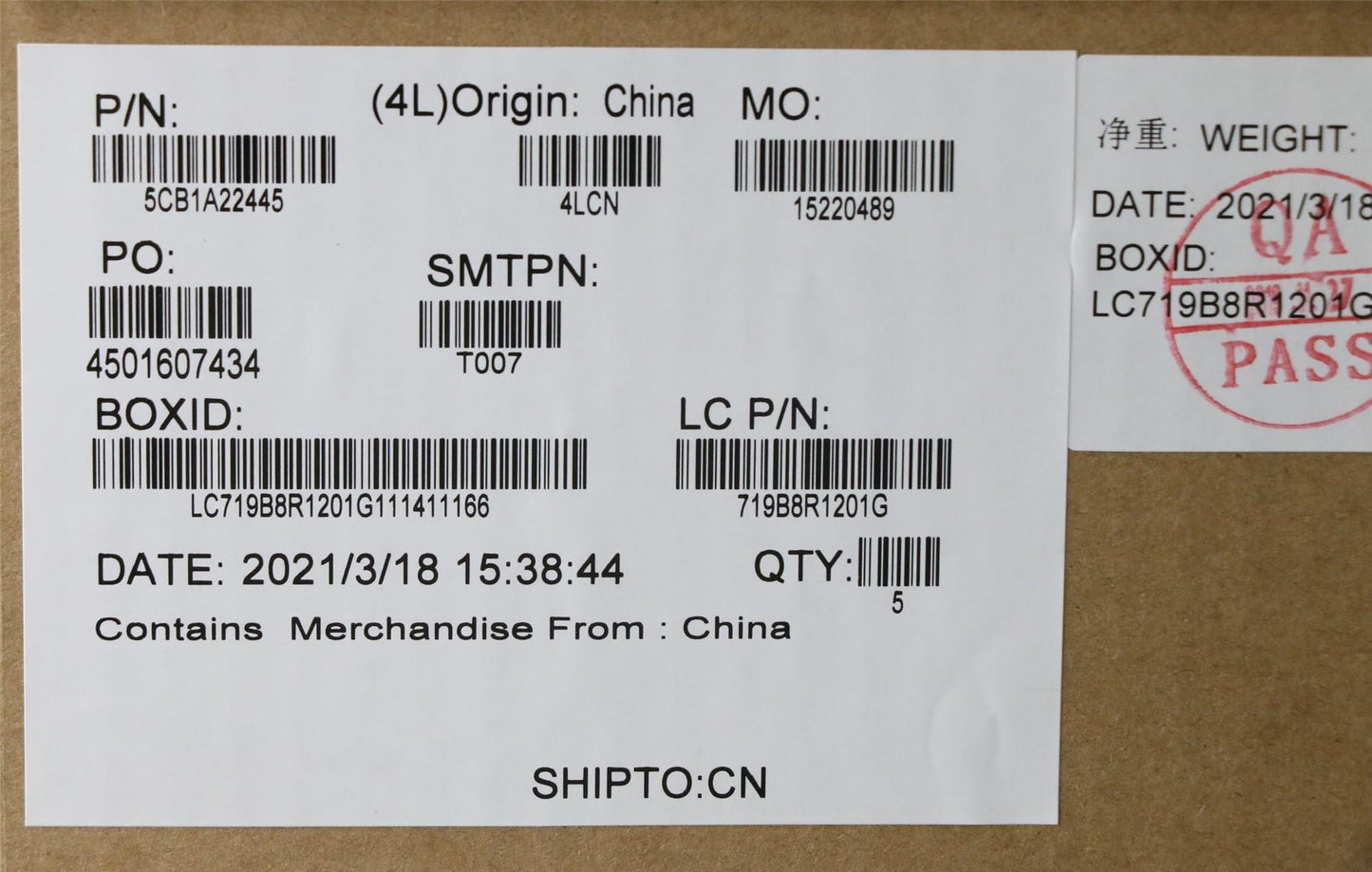 Lenovo Upper Case ASM_NORDICL82BJDM 5CB1A22445