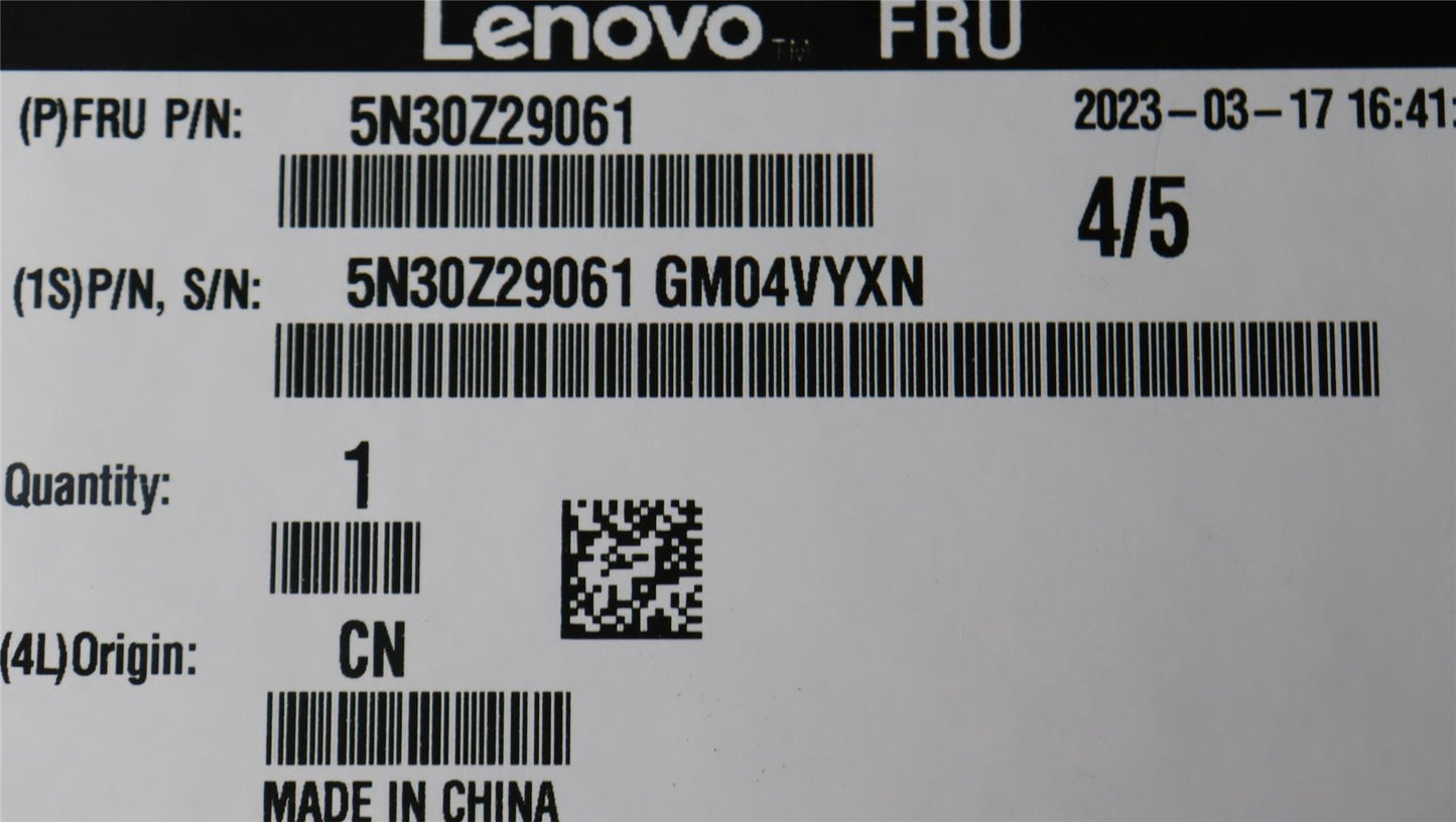 Lenovo NETWRK_CRD Lx 8125BS PCIEx1 2.5G HP 5N30Z29061 5N30Z29065