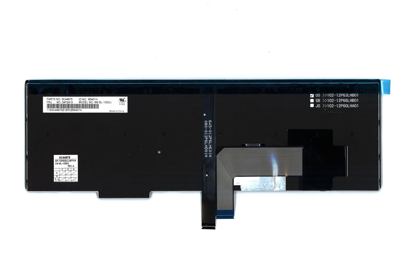 Lenovo NB_KYB CS13KM,RU,CHY,Backlit 04Y2410
