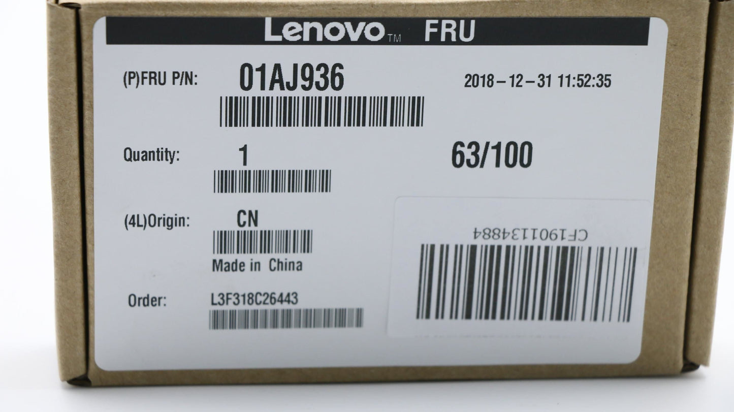 Lenovo CARDPOP COM2 card M.2 Board 01AJ936