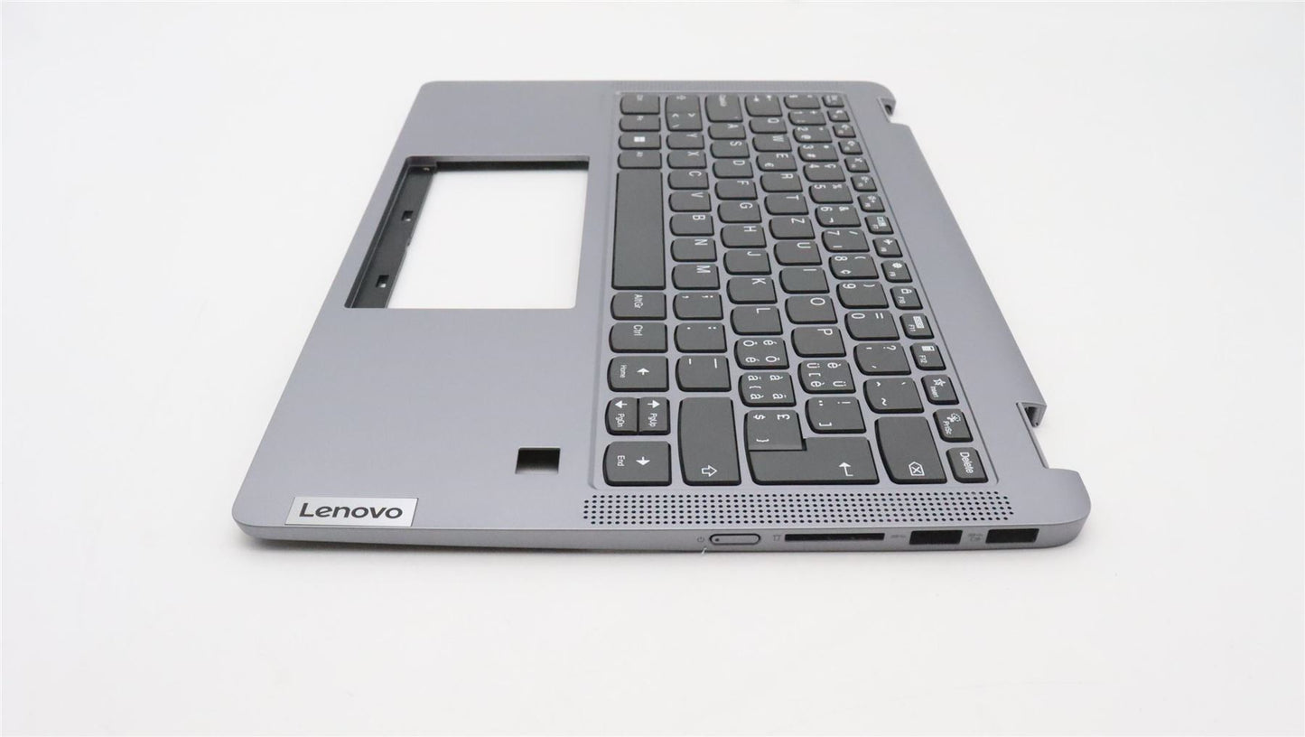 Lenovo IdeaPad 5 14ABR8 Keyboard Palmrest Top Cover Swiss Artic Grey 5CB1K20839