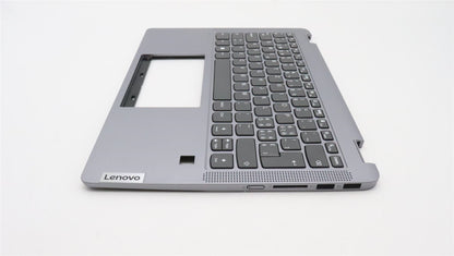 Lenovo IdeaPad 5 14ABR8 Keyboard Palmrest Top Cover Swiss Artic Grey 5CB1K20839