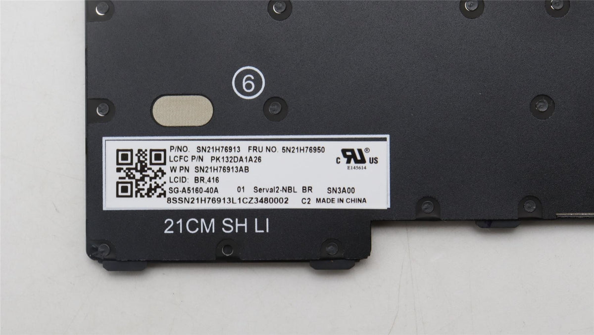 Lenovo UK English Keyboard 5N21H77109